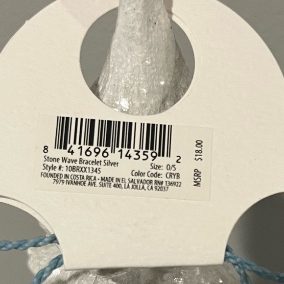 Women's Pura Vida Stone Wave Bracelet - NWT Great gift for Easter! - Picture 5 of 9